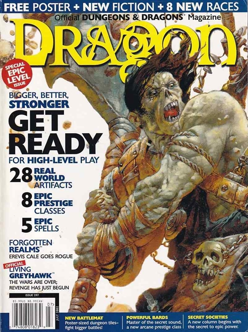 Dragon Magazine - Issue 297 - Epic Adventures (B Grade) (Genbrug)